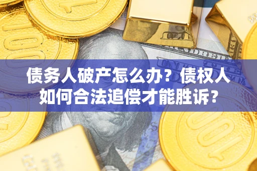 北京债务人破产怎么办？债权人如何合法追偿才能胜诉？