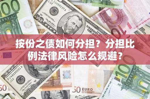 北京按份之债如何分担？分担比例法律风险怎么规避？
