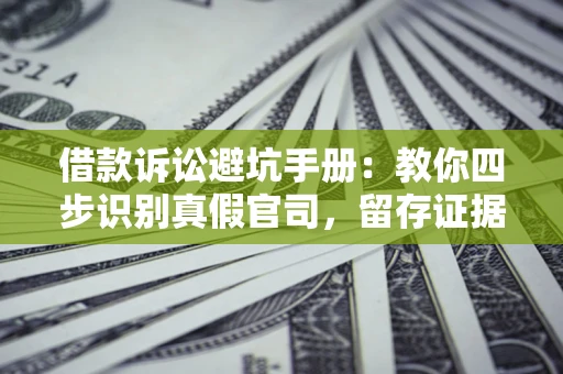 北京借款诉讼避坑手册：教你四步识别真假官司，留存证据不踩雷