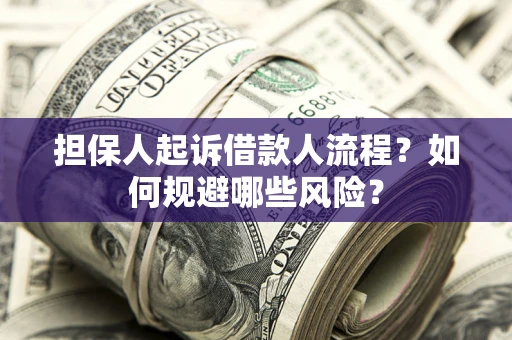 北京担保人起诉借款人流程？如何规避哪些风险？