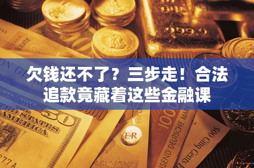 北京欠钱还不了？三步走！合法追款竟藏着这些金融课