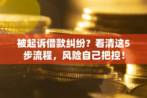 北京被起诉借款纠纷？看清这5步流程，风险自己把控！