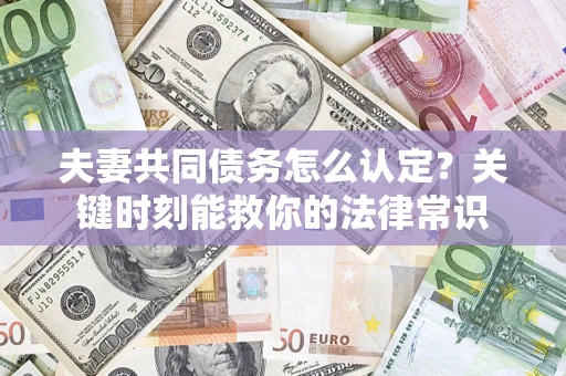 北京夫妻共同债务怎么认定？关键时刻能救你的法律常识