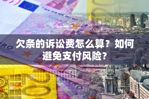 北京欠条的诉讼费怎么算？如何避免支付风险？